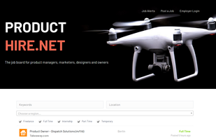 PRODUCTHIRE.NET screenshot 1