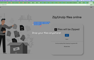 Zip or unzip files online by Free. Easy to use, Drag & Drop.