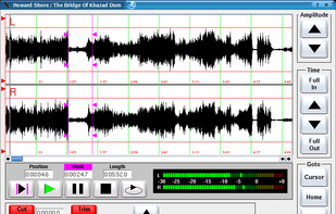 Library cut marker editor