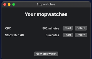 Stopwatches screenshot 1
