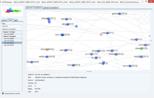 VOSviewer screenshot 2