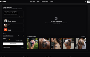 Generate your dream tattoo