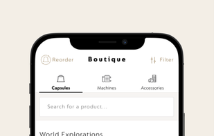 Nespresso screenshot 1