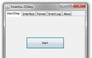 Start or stop data acquisition with 232key.