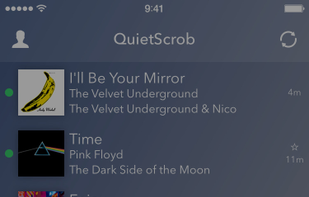 QuietScrob screenshot 1