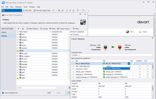 dbForge Data Compare for MySQL screenshot 1