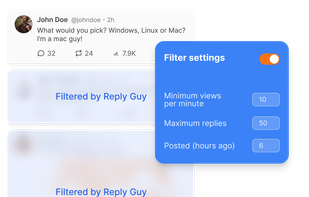 Reply Guy for X screenshot 1