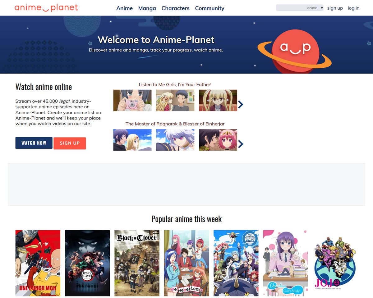 Anime-Planet Alternatives: 25+ Anime / Manga Tracking Apps and similar  websites | AlternativeTo