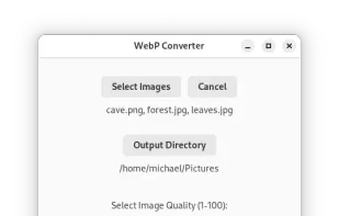 WebP Converter screenshot 1