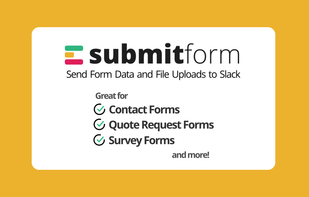SubmitForm.app is great for contact forms, quote request forms, surveys and more!