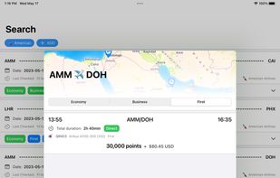 Seat.aero screenshot 1