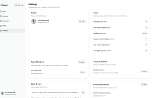 Frappe Cloud Billing Dashboard