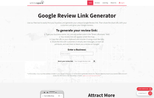Whitespark Google Review Link Generator screenshot 1