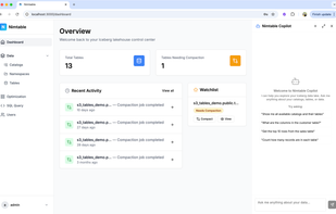 Nimtable screenshot 1