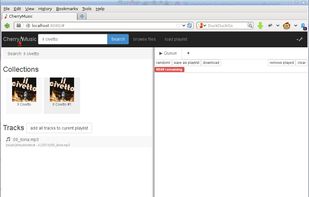 CherryMusic screenshot 2