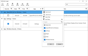 Notification Logger screenshot 1
