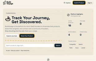 BuildVoyage screenshot 1