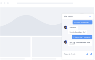 Live chat support.