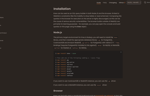 Knex.js screenshot 1