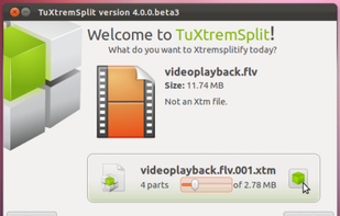 Tuxtremsplit screenshot 1