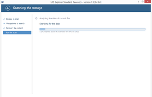 UFS Explorer Standard Recovery screenshot 1
