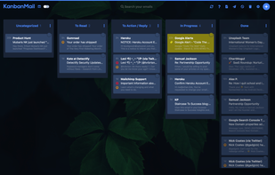 KanbanMail screenshot 2