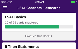 LSAT Logic Flashcards  screenshot 2