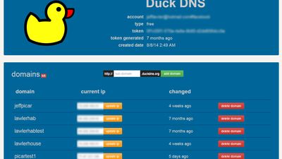Duck DNS screenshot 1