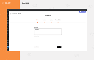 WP SMS Pro screenshot 1