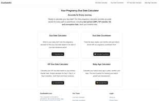 Your Pregnancy Due Date Calculator