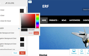 Customize themes matching your brand requirements