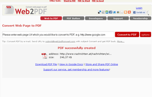 PDF successfully created