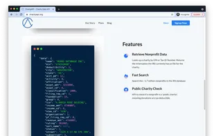 CharityAPI.org screenshot 1