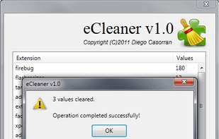 eCleaner screenshot 1