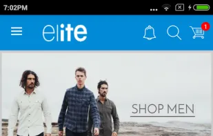 Home page - Prestashop mobile app