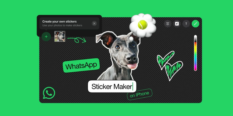 WhatsApp introduces in-app sticker maker/editor feature for iOS users image