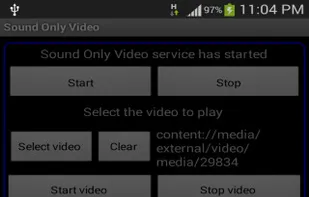 Sound Only Video screenshot 1