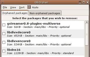 GtkOrphan screenshot 1