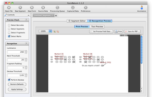 The Segment Designer, this is the place where you add checkboxes to a form.