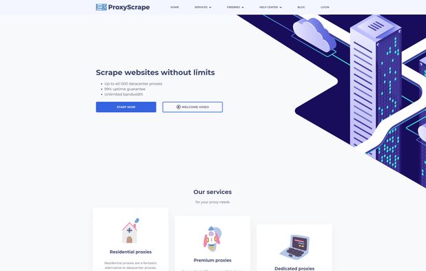 ProxyScrape screenshot 1