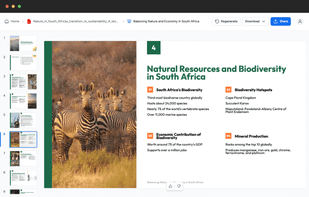 AI generated presentation