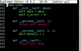 Suplemon screenshot 1
