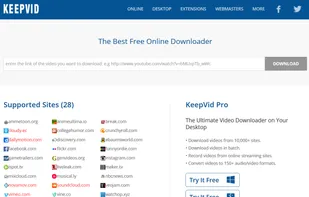 KeepVid Online Downloader