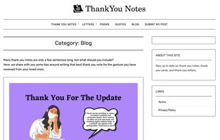 Thank You Notes screenshot 2