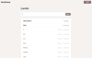 MonthCamp screenshot 1
