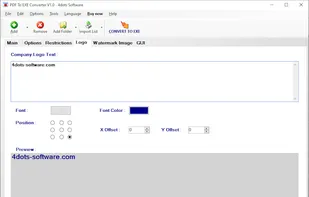 PDF to EXE Converter screenshot 2