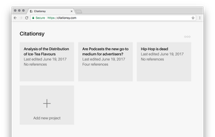 Citationsy screenshot 1