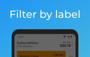 Subscriptions screenshot 2