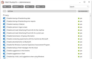 ShutUp10++ screenshot 3