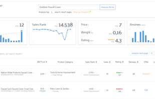 Find out how much money you can make in any niche with one click